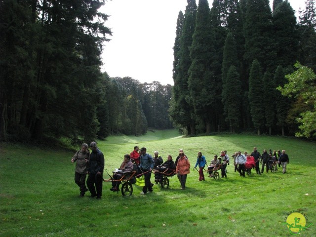 randonnée sportive avec joëlettes, Tervuren, 2012